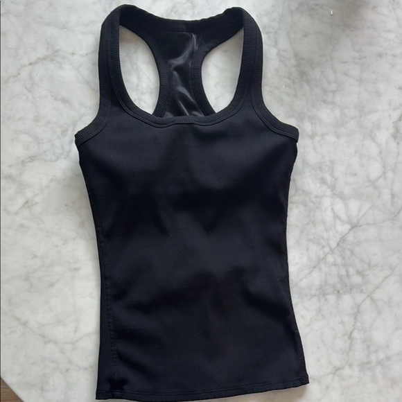 Black Racerback Tank Top - Picture 1 of 4